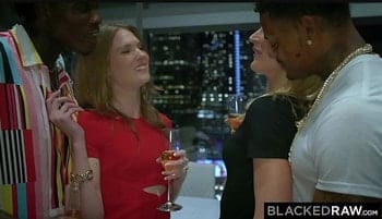 Bestfriends Enjoy BBC When Their Husbands Are Out Of Town